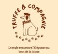 marron beige logo café chien